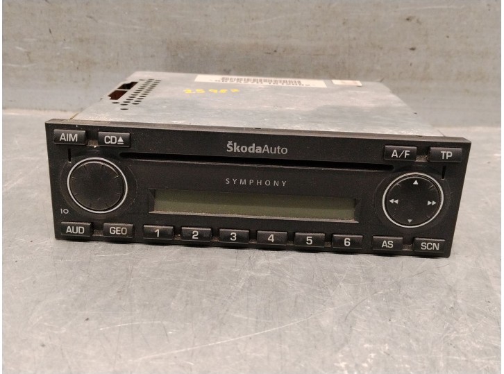 Recambio de sistema audio / radio cd para skoda superb i (3u4) 1.9 tdi referencia OEM IAM 1U0035156E 
