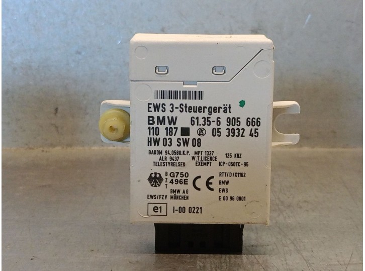 Recambio de centralita inmovilizador para bmw 3 (e46) 320 d referencia OEM IAM 61356905666 05393245