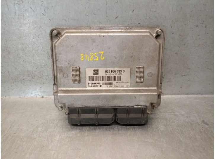 Recambio de centralita motor uce para seat ibiza iii (6l1) 1.2 referencia OEM IAM 03E906033D 5WP4019205
