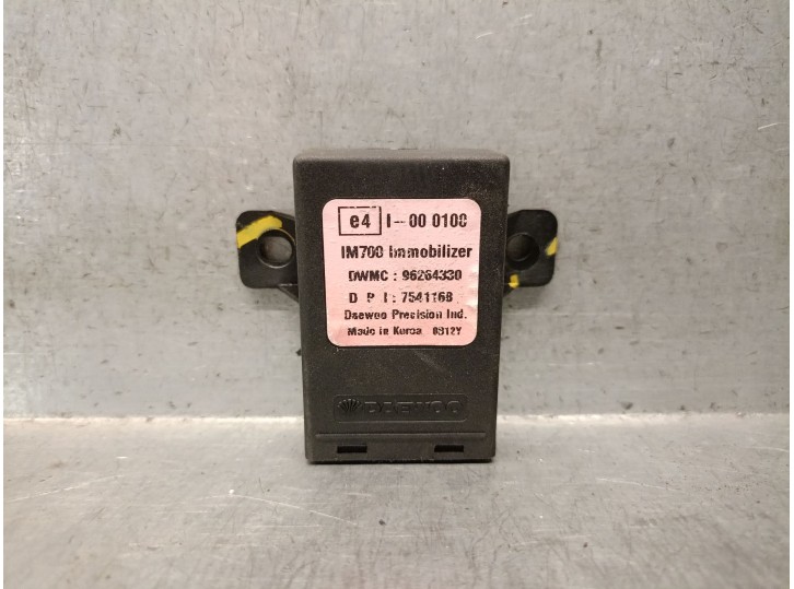 Recambio de centralita inmovilizador para daewoo nubira sedán (j150) 1.6 16v referencia OEM IAM 96264330 