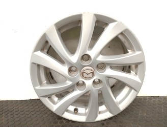 Replacement rim for Mazda 5 (CW) 1.8 MZR OEM IAM reference 9965B66560 R16X61/2J52.5 