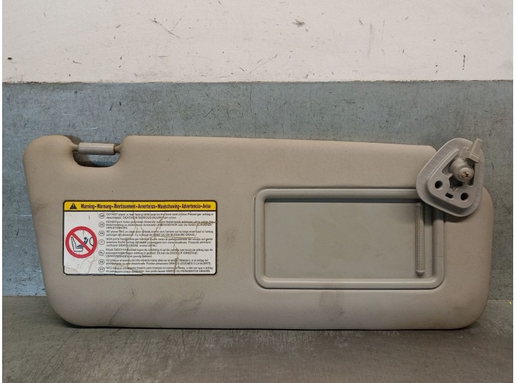 Recambio de parasol derecho para hyundai i30 (fd) 1.4 referencia OEM IAM 852022R000TX 852022R000TX 