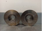 Replacement rear brake disc for MG Metro 1300 OEM IAM reference 0986478819 