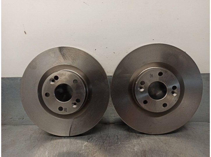 Replacement front brake disc for Renault Espace III (JE0_) 3.0 V6 24V (JE0G, JE0R) OEM IAM reference 7701206673 