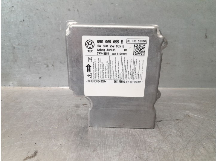 Replacement airbag control unit for Audi Q5 (8RB) 3.0 TDI Quattro OEM IAM reference 8R0959655B 5WK43854