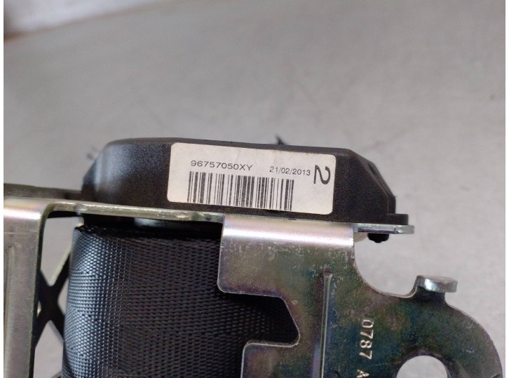 Replacement rear right seat belt for Citroën C-Elysee (DD_) 1.6 HDi 92 OEM IAM reference 96757050XY 4 DOORS