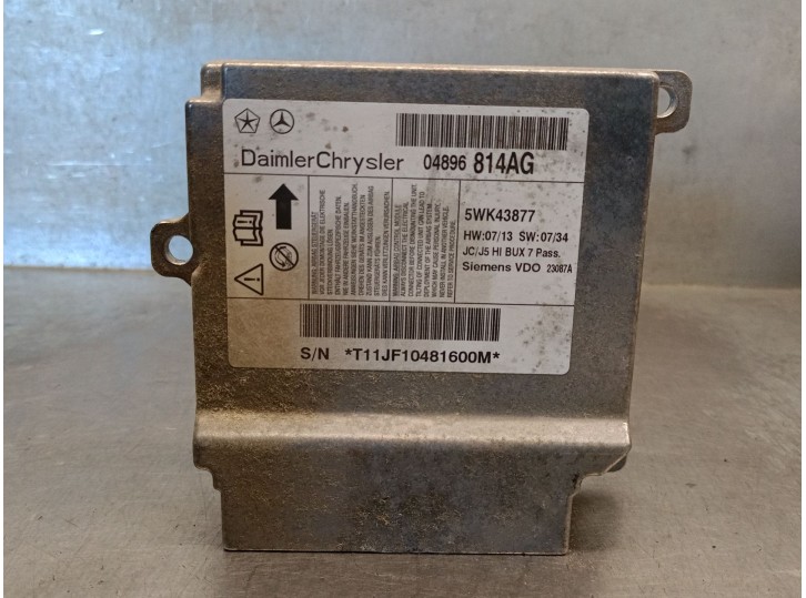 Recambio de centralita airbag para dodge journey 2.0 crd referencia OEM IAM 04896814AG 5WK43877