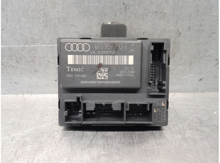 Recambio de centralita cierre para audi a6 c6 (4f2) 2.7 tdi quattro referencia OEM IAM 4F0959792F