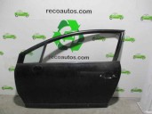 Replacement left front door for Citroën C4 Coupé (LA_) 1.6 HDI OEM IAM reference BLACK 3D