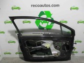 Replacement left front door for Citroën C4 Coupé (LA_) 1.6 HDI OEM IAM reference BLACK 3D