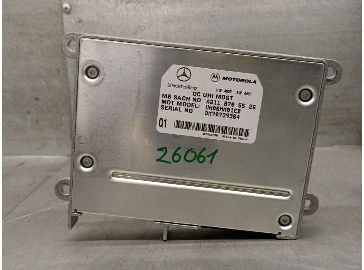 Replacement electronic module for Mercedes-Benz C-Class (W203) C 240 4-Matic (203.081) OEM IAM reference A2118705526 UH06MM0