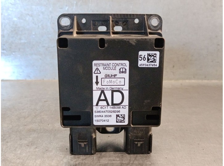 Replacement airbag control unit for Ford Transit van (fa_ _) 2.4 TDCi RWD OEM IAM reference 6C1T14B056AD 5WK43536