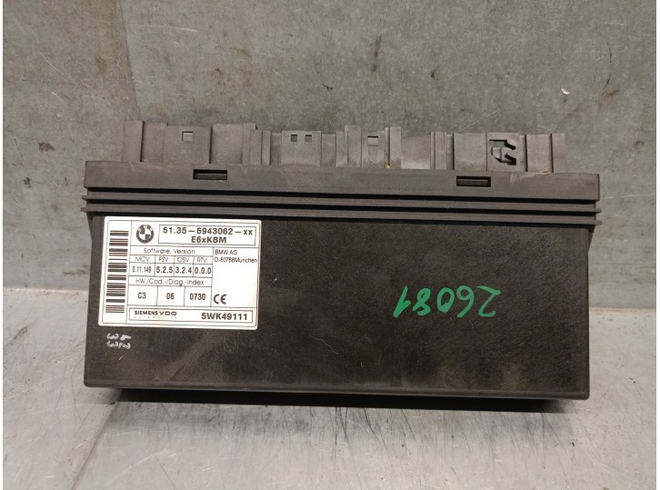 Recambio de modulo electronico para bmw 5 (e60) 520 i referencia OEM IAM 61356943062 61356943062 5WK49111