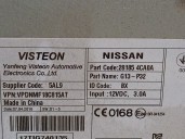 Replacement audio system / CD radio for Nissan X-Trail III (T32_, T32R, T32RR) 1.6 dCi (T32) OEM IAM reference 281854CA0A 281