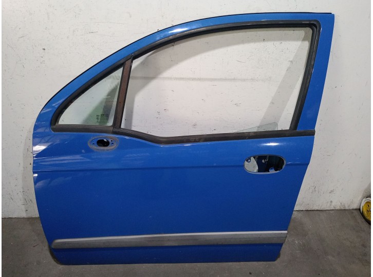 Replacement front left door for Chevrolet Matiz (M200, M250) 1.0 OEM IAM reference 96601157 96601157 
