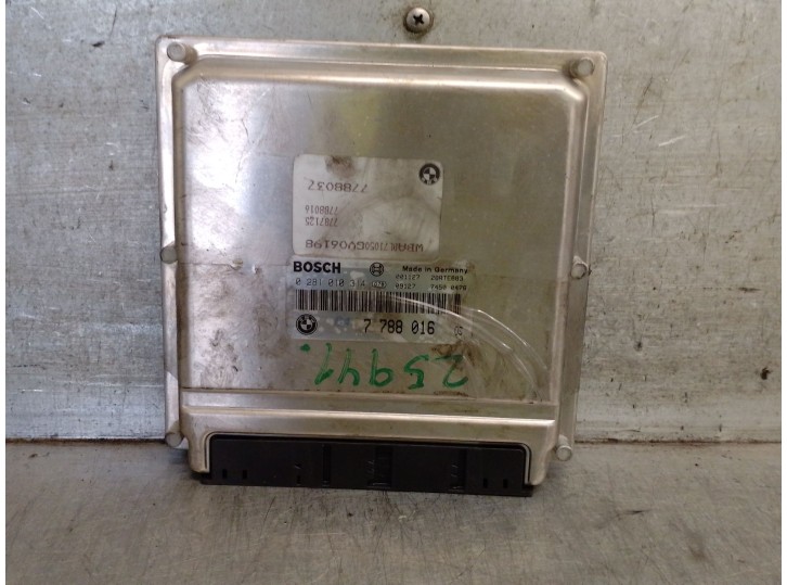 Replacement engine control unit ECU for BMW 5 (E39) 530 D OEM IAM reference 7788016 0281010314