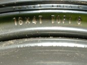Replacement spare tyre for nissan almera tino (v10) 1.8 OEM IAM reference 4030032P00 T12590D1698M 4030032P10