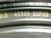 Replacement spare tyre for nissan almera tino (v10) 1.8 OEM IAM reference 4030032P00 T12590D1698M 4030032P10