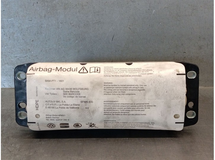 Recambio de airbag delantero derecho para seat altea xl (5p5, 5p8) 1.6 tdi referencia OEM IAM 5P0880204F 5P0880204F 