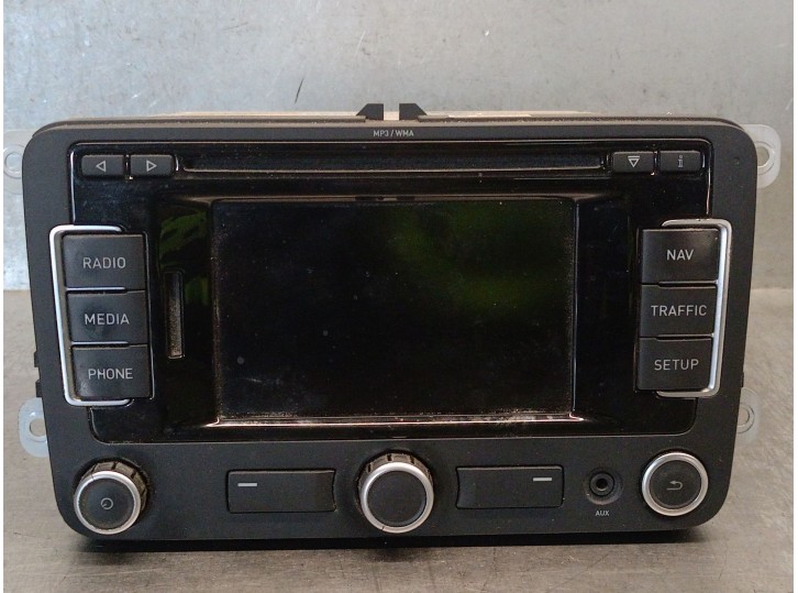 Replacement audio system / cd radio for seat altea xl (5p5, 5p8) 1.6 tdi OEM IAM reference 5P0035191D 5P0035191D