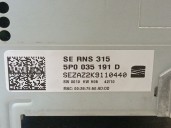 Replacement audio system / cd radio for seat altea xl (5p5, 5p8) 1.6 tdi OEM IAM reference 5P0035191D 5P0035191D