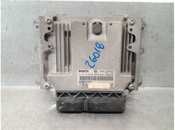 Replacement engine control unit (ECU) for Alfa Romeo 156 (932_) 1.9 JTD 16V (932AXE00) OEM IAM reference 46823593 0281010986