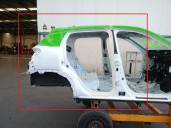 Replacement right rear fender for Dacia Spring EV (B6M1) OEM IAM reference 4DB401