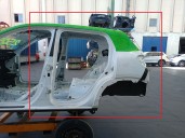 Recambio de aleta trasera izquierda para dacia spring ev (b6m1) referencia OEM IAM 4DB401 4DB401 