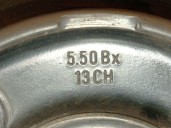 Recambio de llanta para renault 19 ii chamade (l53_) 1.4 referencia OEM IAM 7701349833 R135.50BX13CHET36
