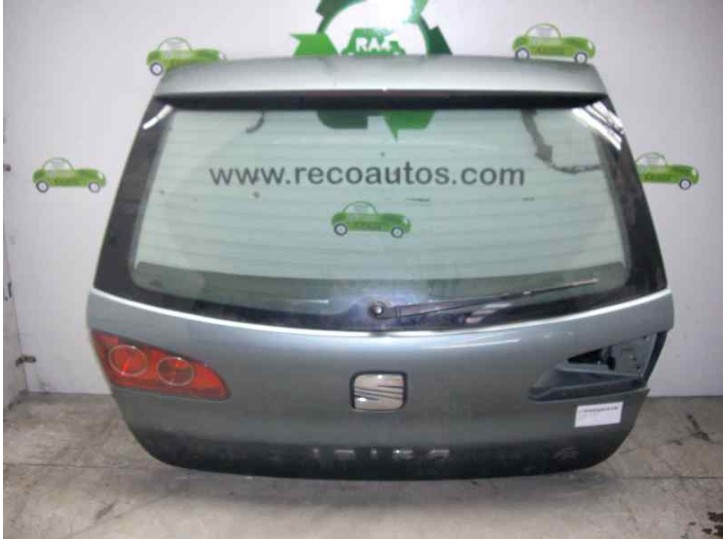 Replacement rear tailgate for Seat Ibiza (6L1) 1.9 TDI OEM IAM reference GREEN, WITHOUT RIGHT PILOT MB