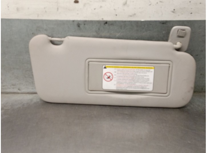 Recambio de parasol derecho para peugeot 407 (6d_) 2.2 (6d3fze, 6d3fzh) referencia OEM IAM 8143NZ 8143NZ 