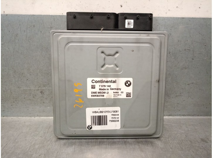Recambio de centralita motor uce para bmw 1 (e81) 118 i referencia OEM IAM 7579142 5WK93709