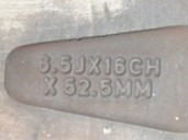 Replacement rim for Jaguar X-Type I (X400) 2.0 D OEM IAM reference 4X431007BA R166.5JX16CHX52.5MM 