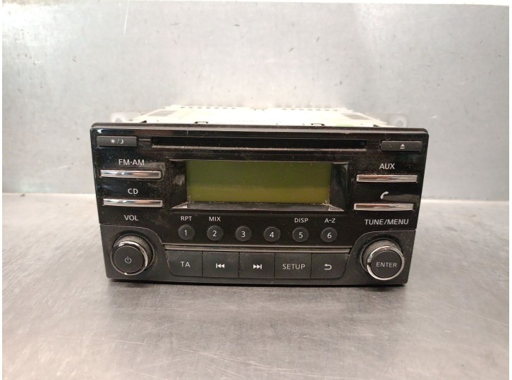 Recambio de sistema audio / radio cd para nissan note (e12) 1.5 dci referencia OEM IAM 281853VV1A 281853VV1A 