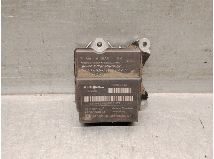 Recambio de centralita airbag para fiat 500 (312_) 1.2 (312axa1a) referencia OEM IAM 52040843 A2C955300204