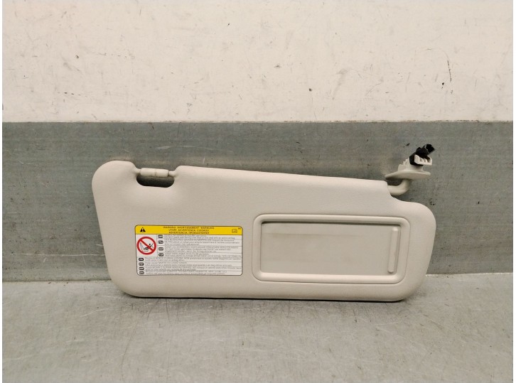Replacement right sun visor for Mazda 3 (BL) 1.6 MZ-CD (BL14) OEM IAM reference BDC569270 BCD169320A75 