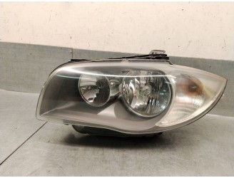 Replacement left headlight for BMW 1 (E81) 118 i OEM IAM reference 63117193387 63117193387 