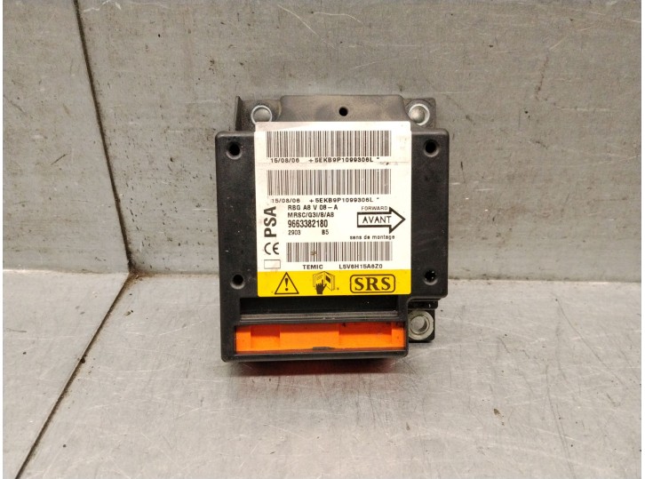 Recambio de centralita airbag para citroën c3 i (fc_, fn_) 1.4 i referencia OEM IAM 9663382180 
