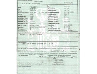peugeot 206 hatchback (2a/c) del año 2005