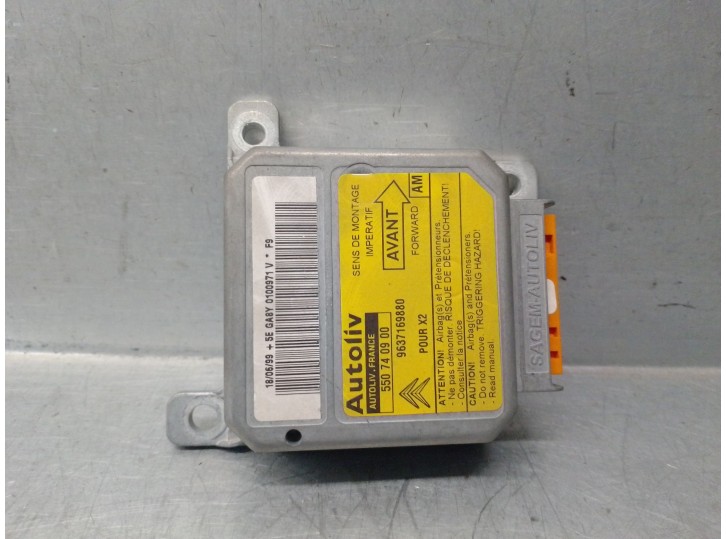 Recambio de centralita airbag para citroën xantia (x1_, x2_) 2.0 hdi 90 referencia OEM IAM 9637169880 