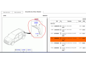 Recambio de molduras traseras para kia niro i (de) e-niro referencia OEM IAM 87362G5000 