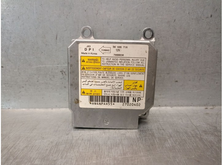 Recambio de centralita airbag para daewoo lacetti hatchback (klan) 1.6 referencia OEM IAM 96406716 