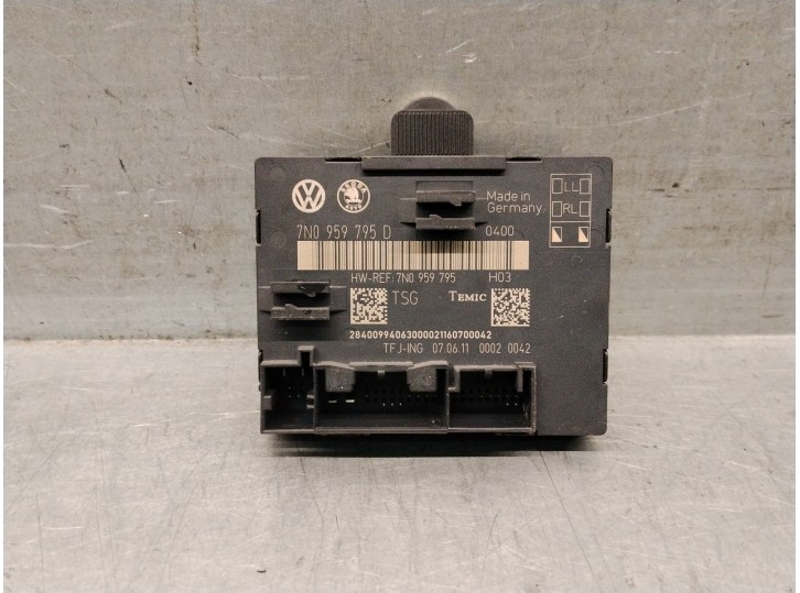 Recambio de modulo confort para skoda yeti (5l) 1.2 tsi referencia OEM IAM 7N0959795D 