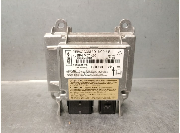Recambio de centralita airbag para mazda 3 (bk) 1.6 di turbo referencia OEM IAM BP4M57K30 0285001553