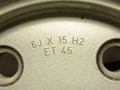 Recambio de llanta para audi a4 b5 (8d2) 2.5 tdi referencia OEM IAM 4B0601025N R156JX15H2ET45