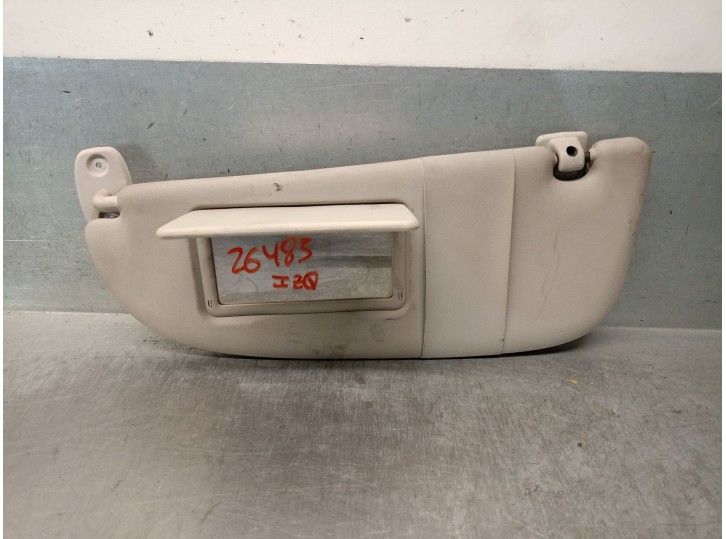 Recambio de parasol izquierdo para peugeot 206 hatchback (2a/c) 1.1 i referencia OEM IAM 8143HE 8143HE 