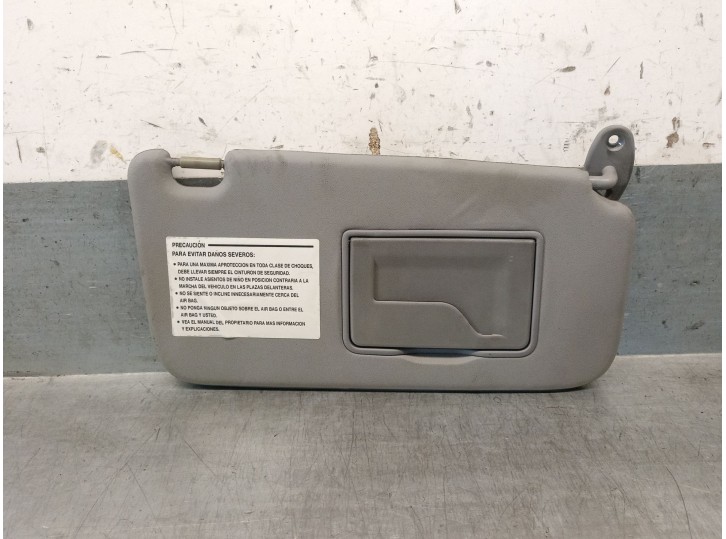 Recambio de parasol derecho para hyundai matrix (fc) 1.5 crdi vgt referencia OEM IAM 8522017210OI 8522017210OI 