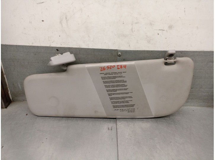 Replacement left sun visor for Opel Combo van/minivan (X12) 1.3 CDTI (B05) OEM IAM reference 95511889 1437567