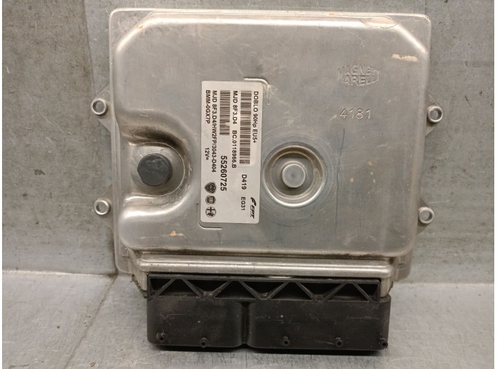 Replacement engine control unit (ECU) for Opel Combo van/minivan (X12) 1.3 CDTi (B05) OEM IAM reference 55260725 55260725 