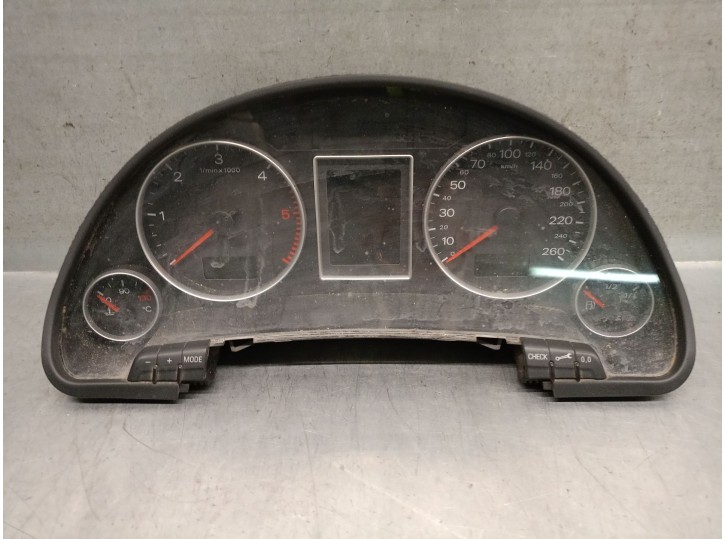 Replacement instrument cluster for Audi A4 B7 Avant (8ED) 2.0 TDI 16V OEM IAM reference 8E0920931P 8E0920933DX 